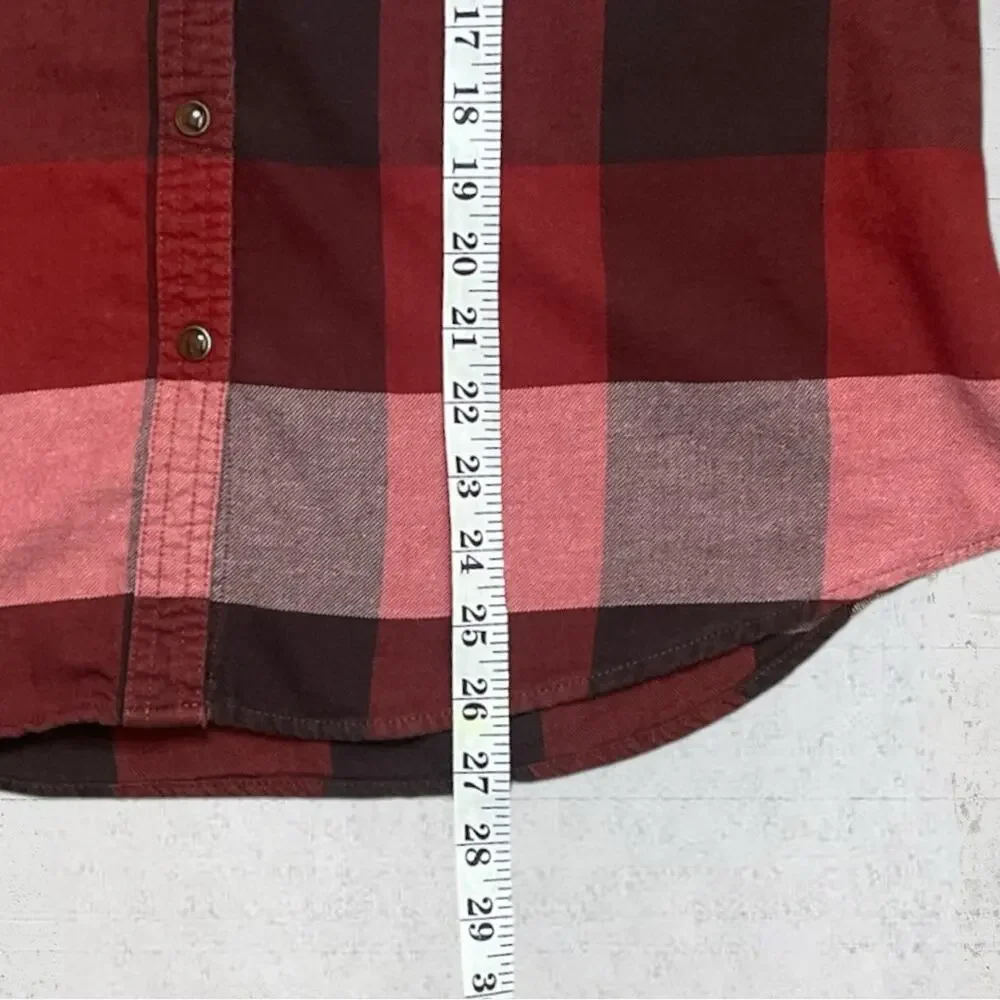 Shyanne Women’s Western Flannel Check Pearl Snap Long Sleeve Shirt Size XL